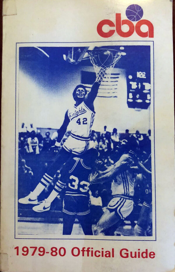 1979-80 Continental Basketball Association media guide