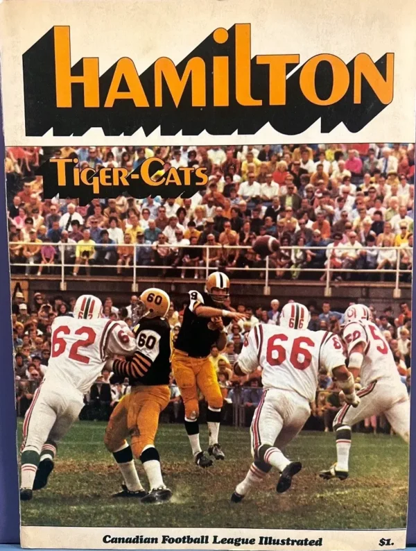 1971 CFL Illustrated (Hamilton Tiger-Cats)