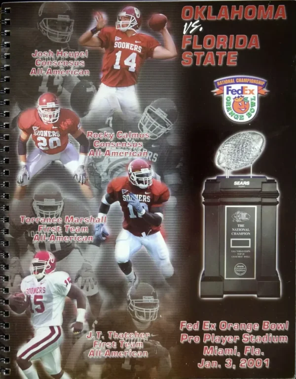 2001 Orange Bowl media guide (Oklahoma)