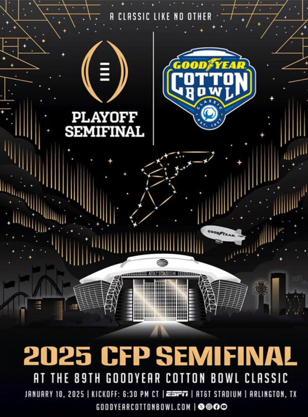 2025 (January) Cotton Bowl Classic  program
