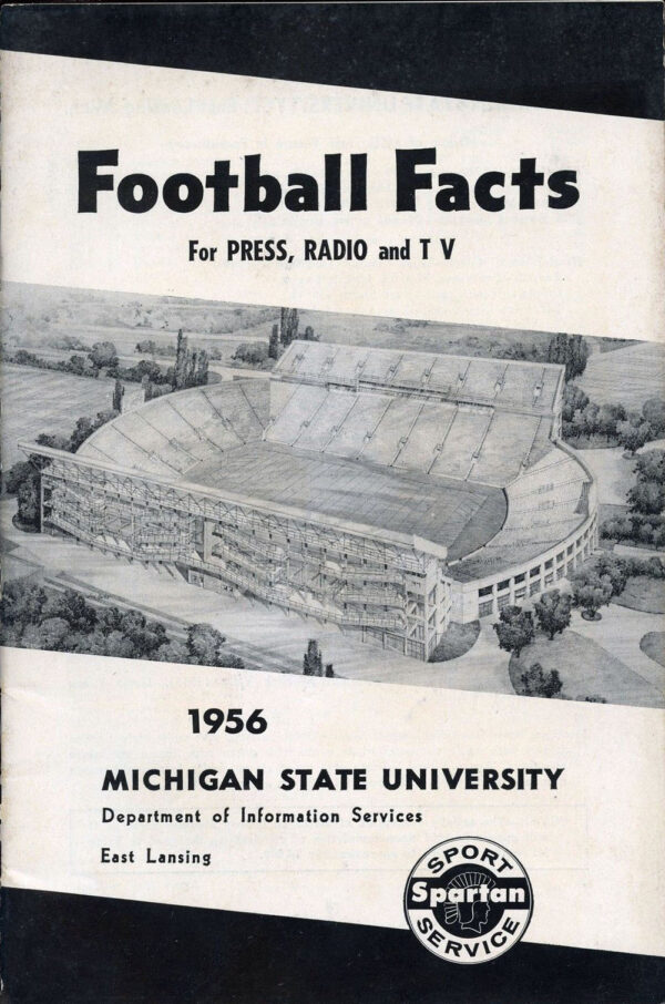 1956 Michigan State Spartans football media guide