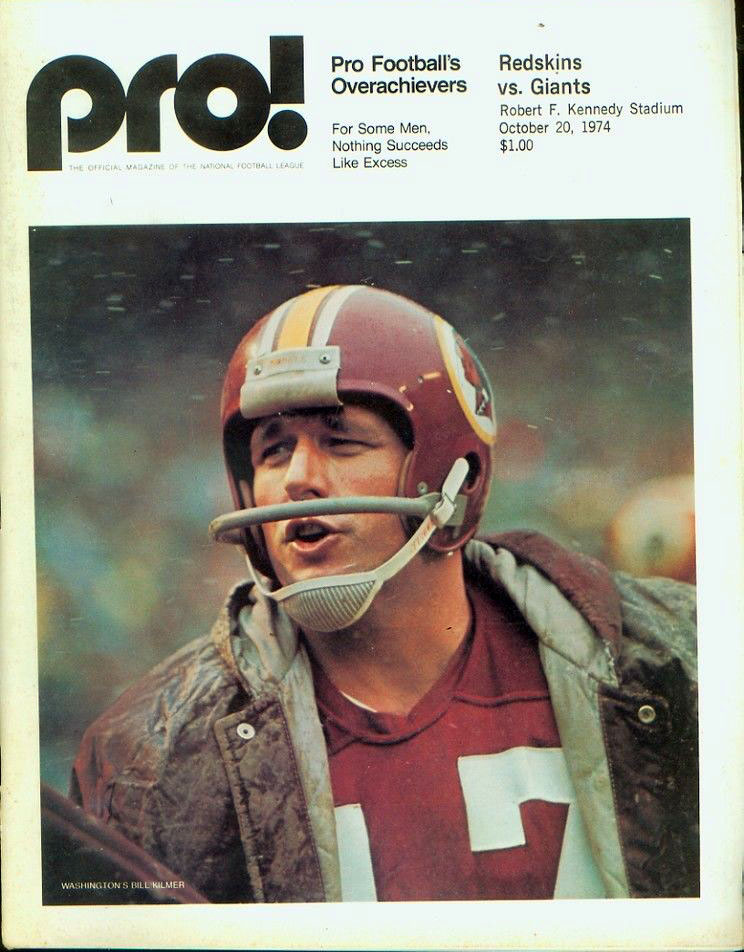 Washington Redskins vs. New York Giants (October 20, 1974)