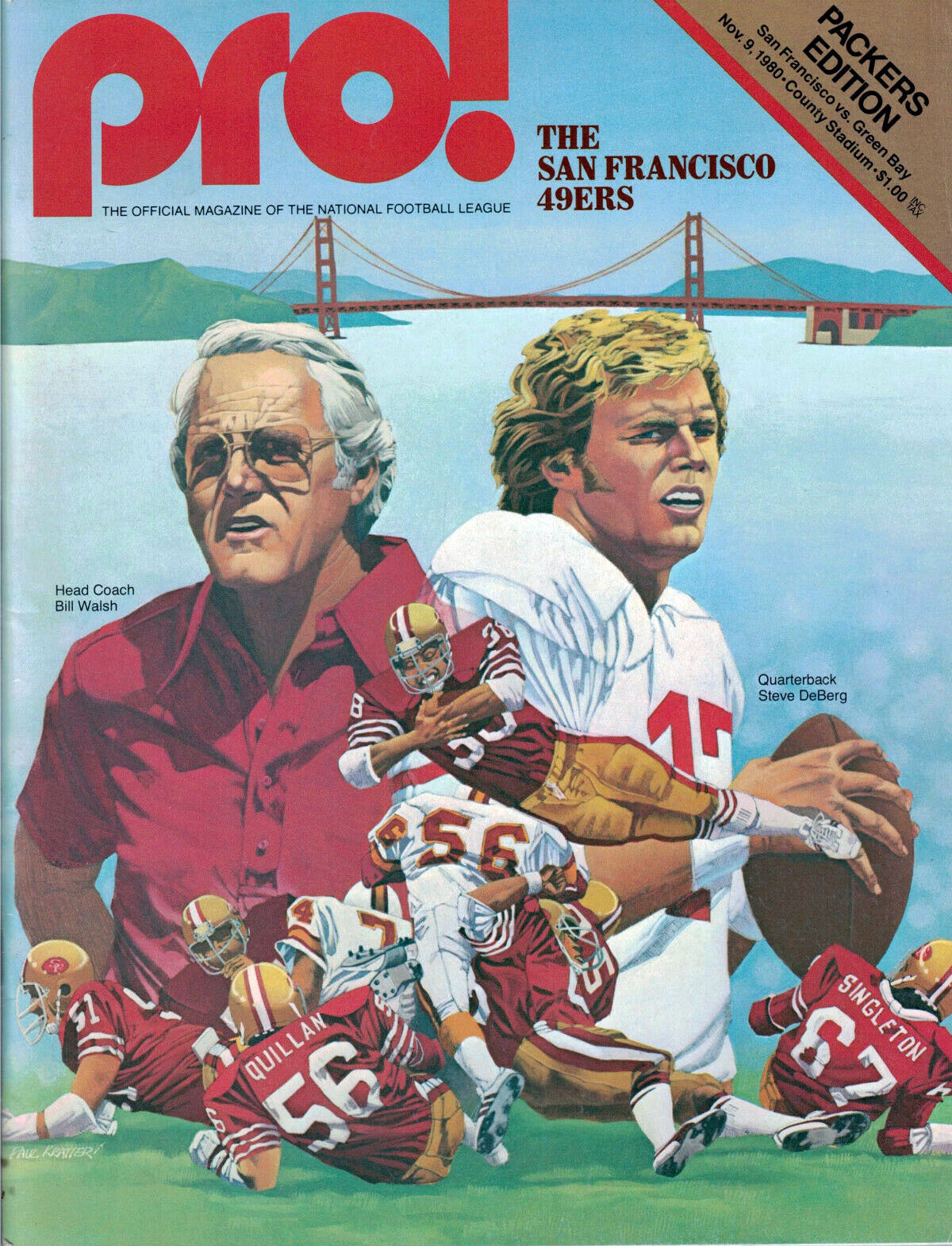 Green Bay Packers vs. San Francisco 49ers (November 9, 1980)