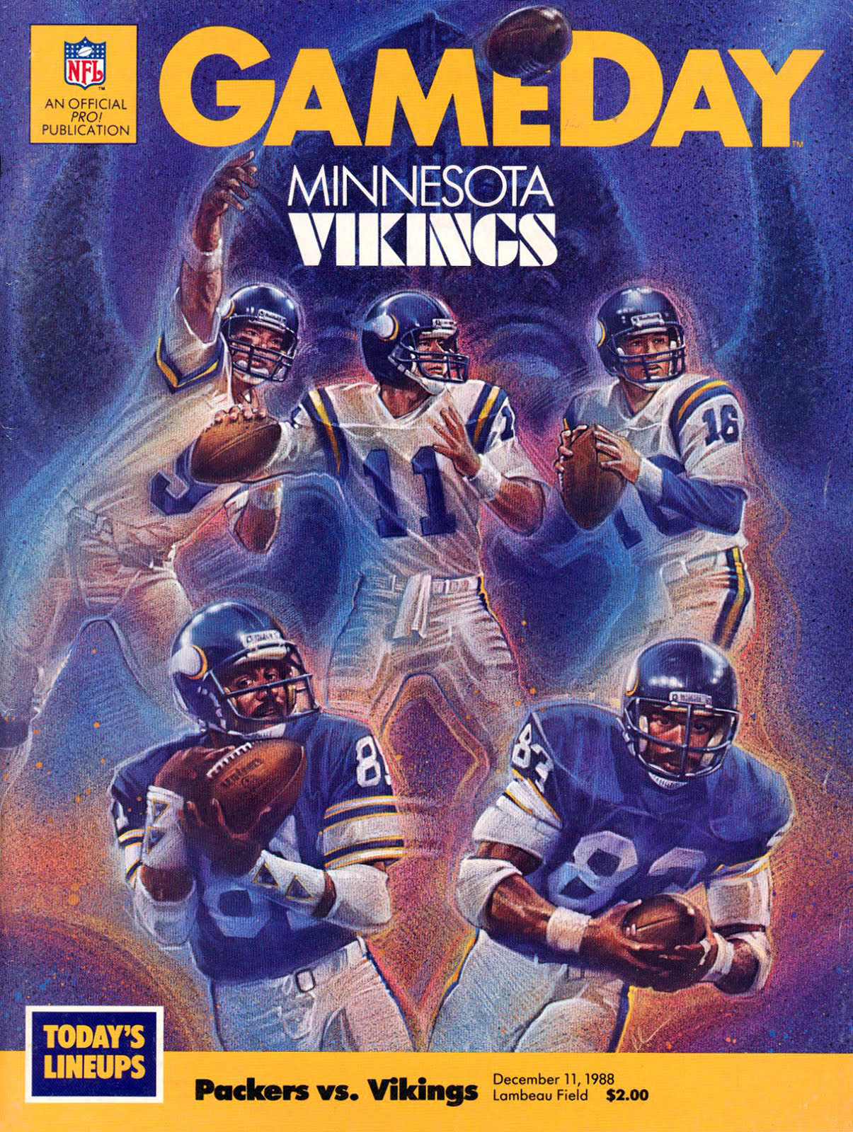 Green Bay Packers vs. Minnesota Vikings (December 11, 1988)