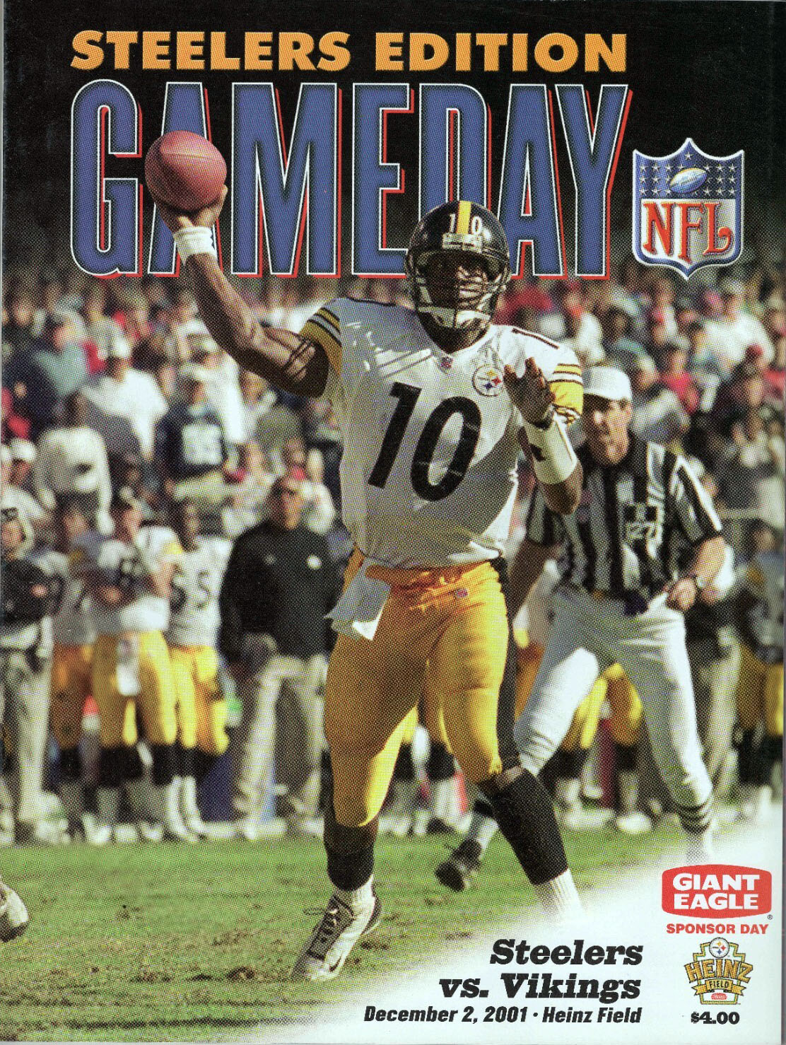 Pittsburgh Steelers vs. Minnesota Vikings (December 2, 2001)