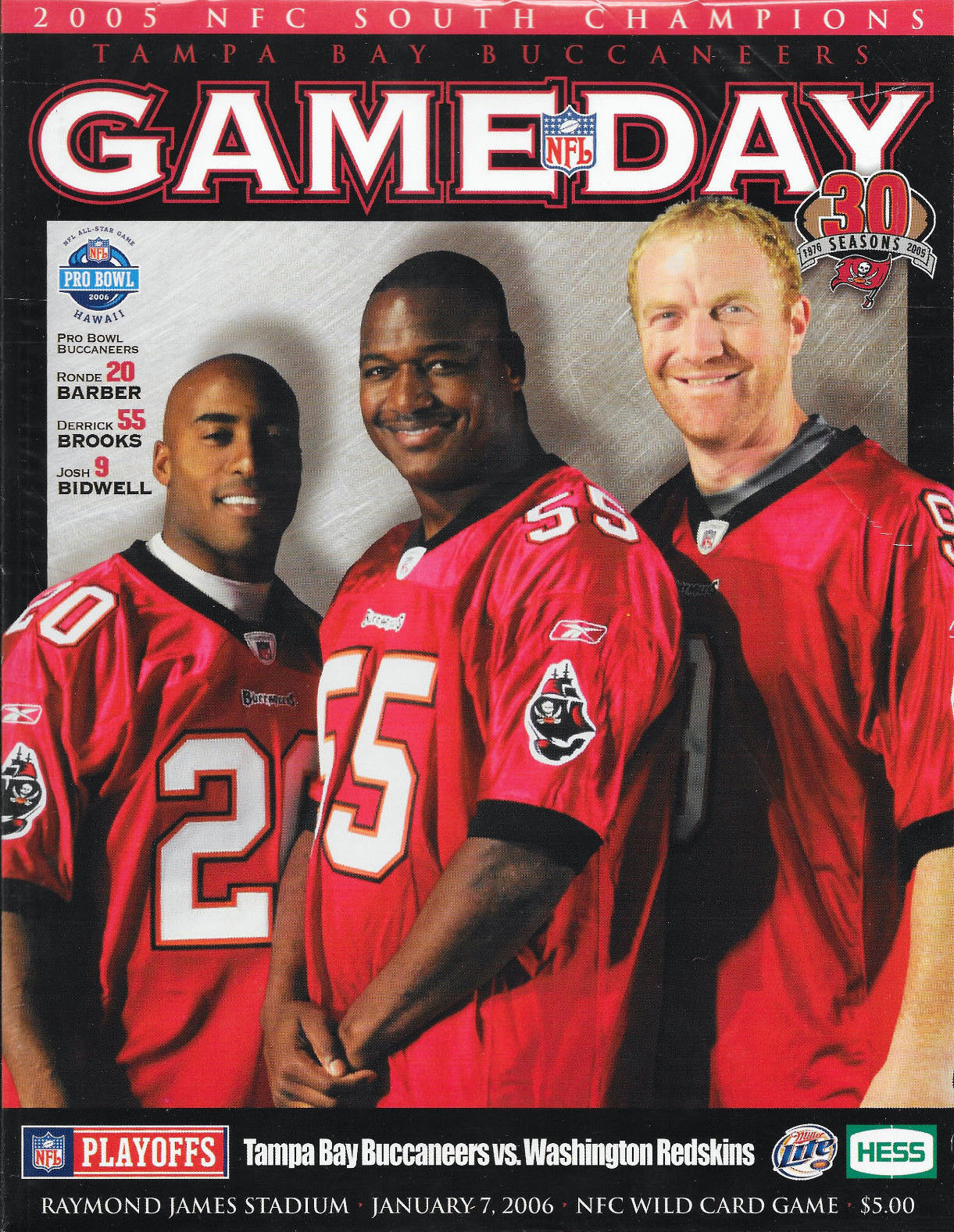 Tampa Bay Buccaneers vs. Washington Redskins (January 7, 2006)