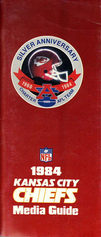 1984 Kansas City Chiefs media guide