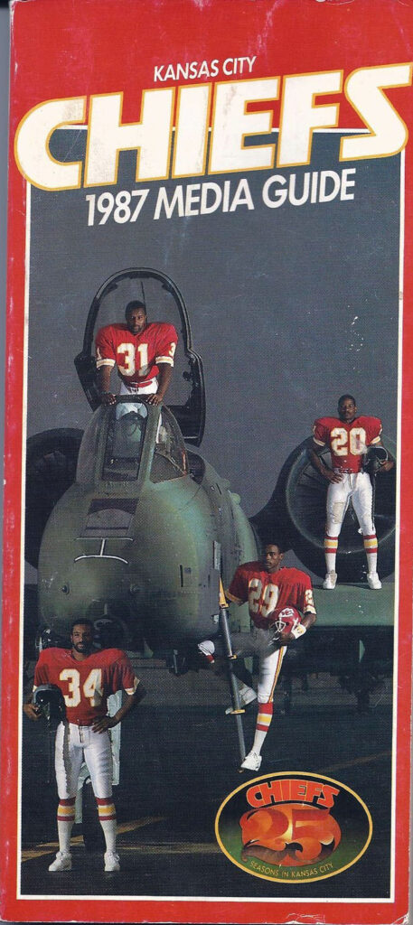 1987 Kansas City Chiefs media guide