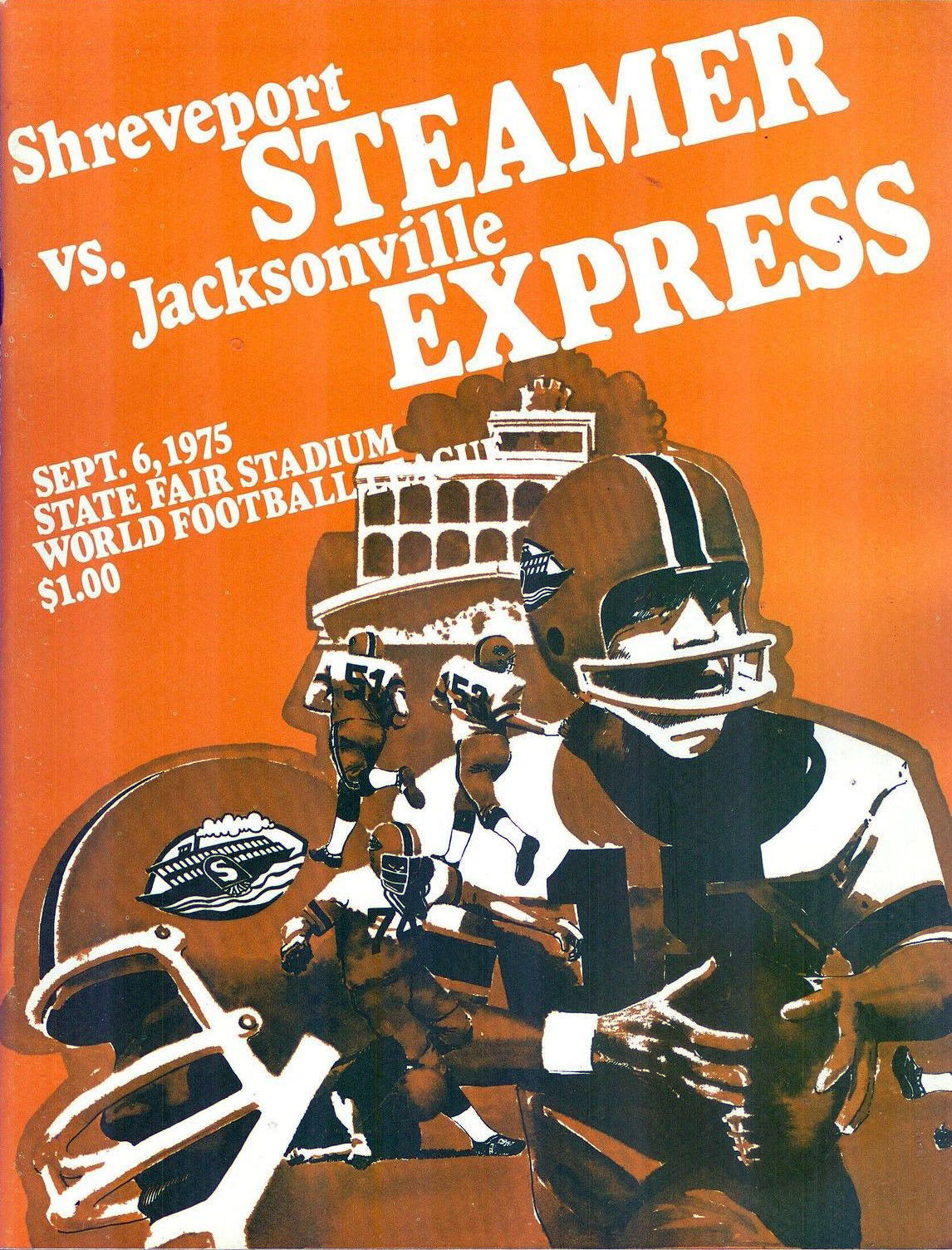 Shreveport Steamer vs. Jacksonville Express (September 6, 1975)