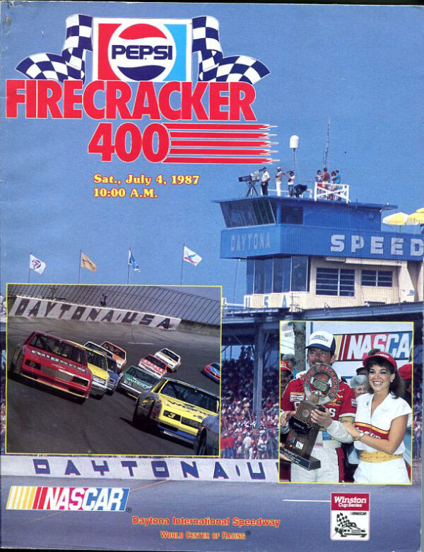 1987 Pepsi Firecracker 400 program