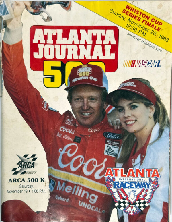 1988 Atlanta Journal 500 program