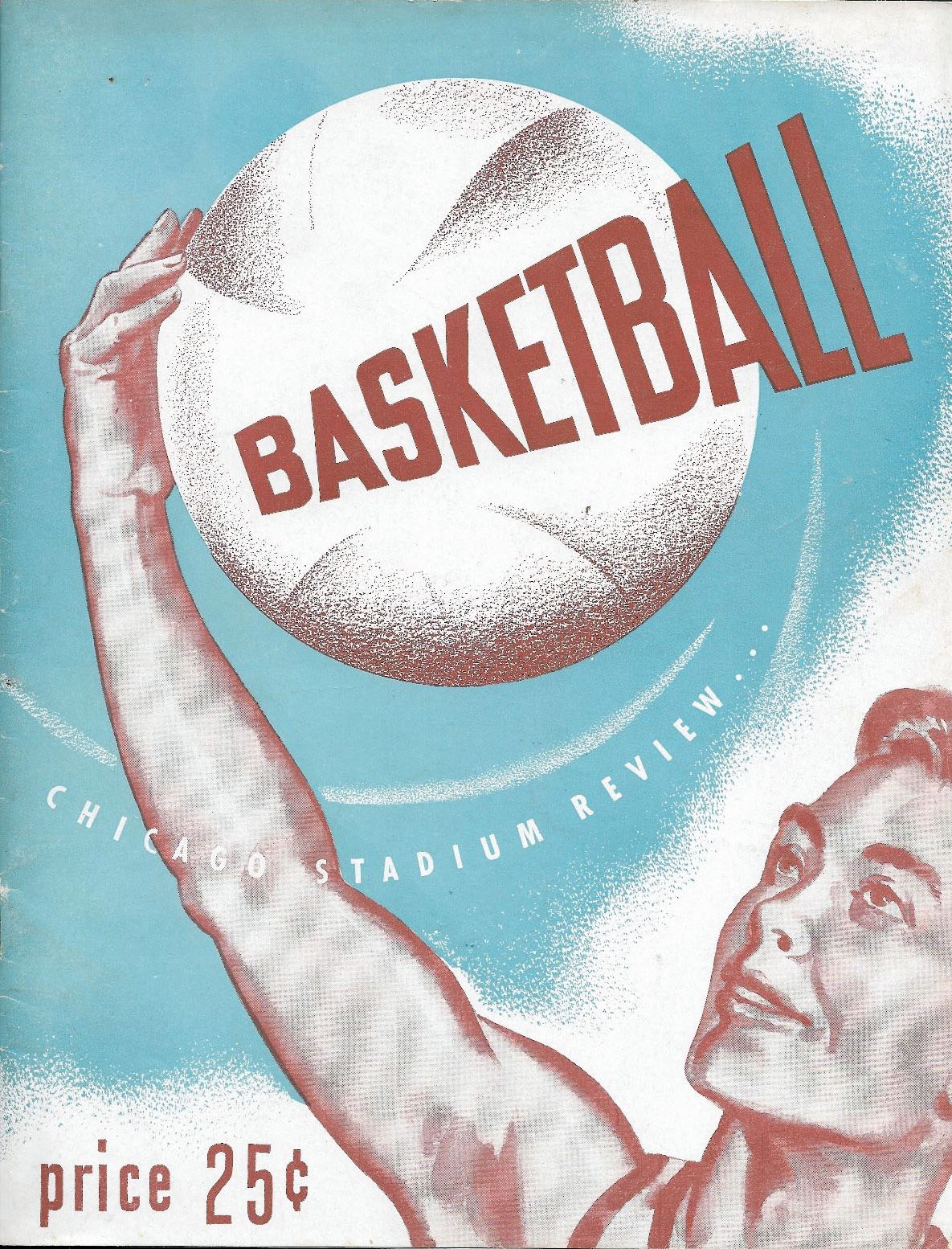 1946-47 Chicago Stags program