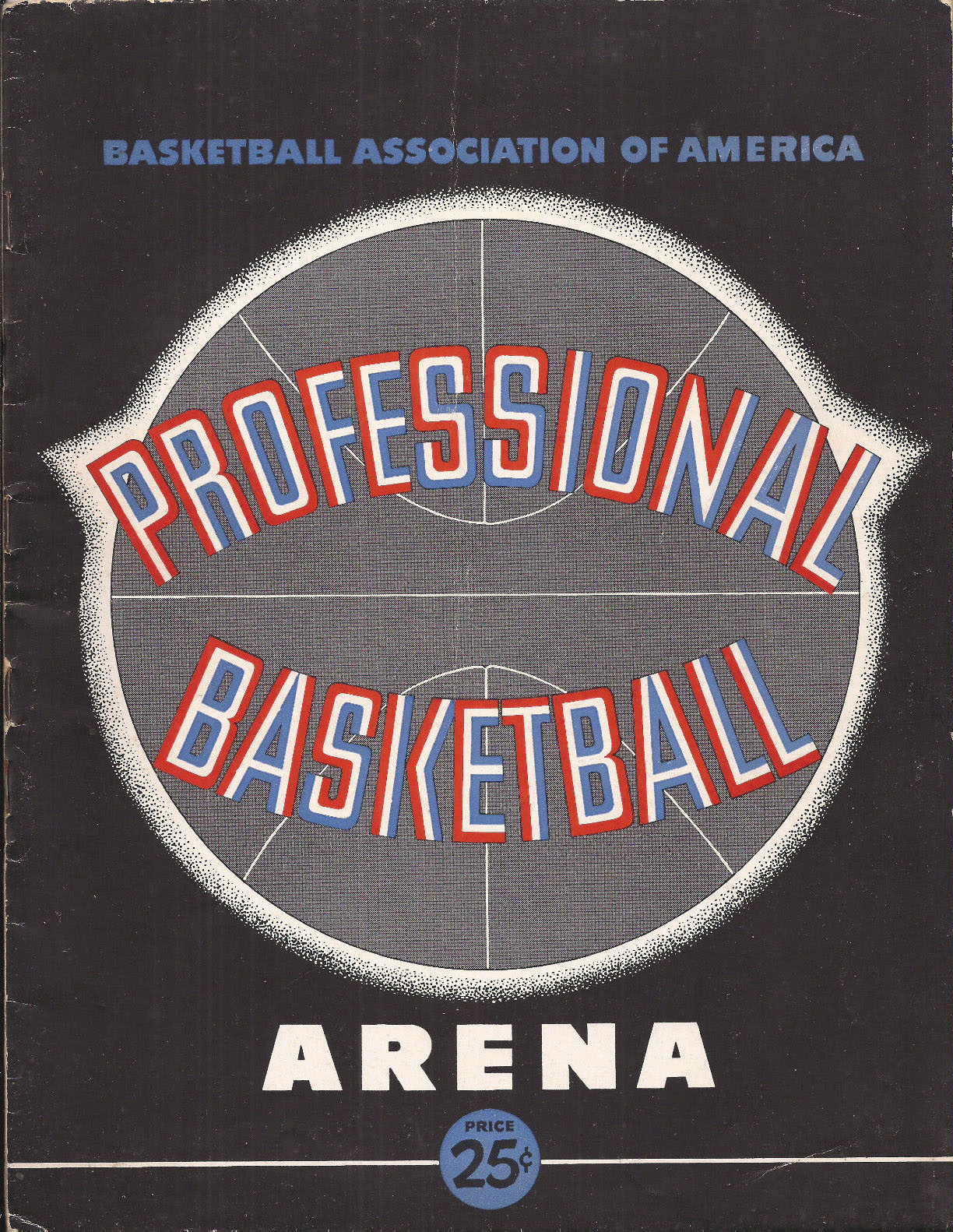 1946-47 Cleveland Rebels program