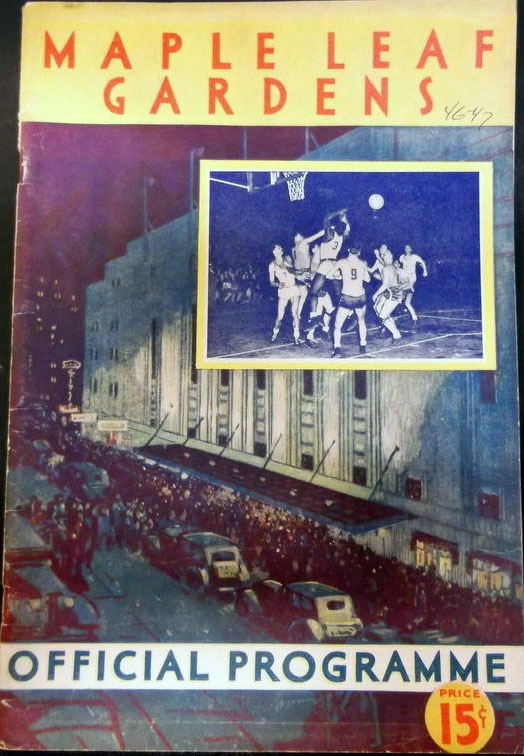 1946-47 Toronto Huskies program