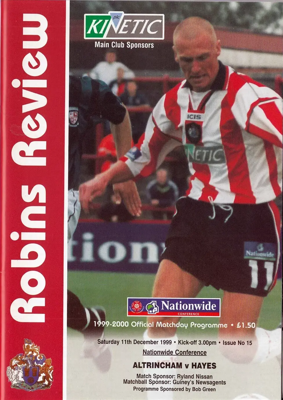 Altrincham vs. Hayes (December 11, 1999)