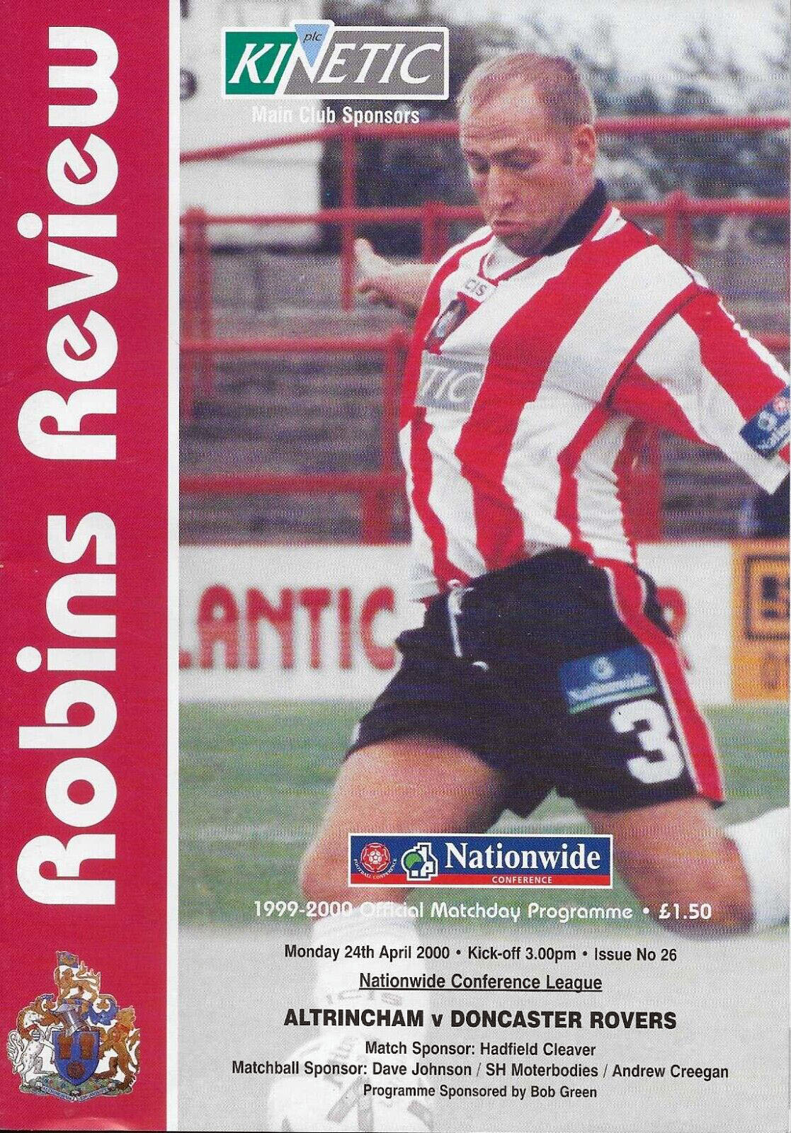 Altrincham vs. Doncaster Rovers (April 24, 2000)