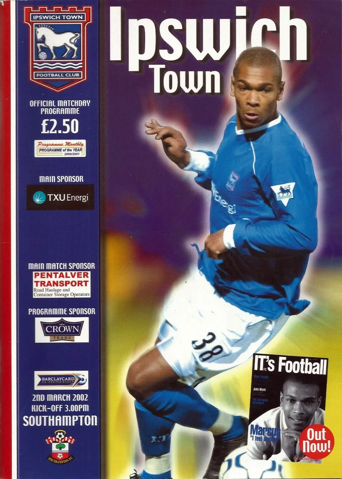 Ipswich Town vs. Southampton (March 2, 2002)