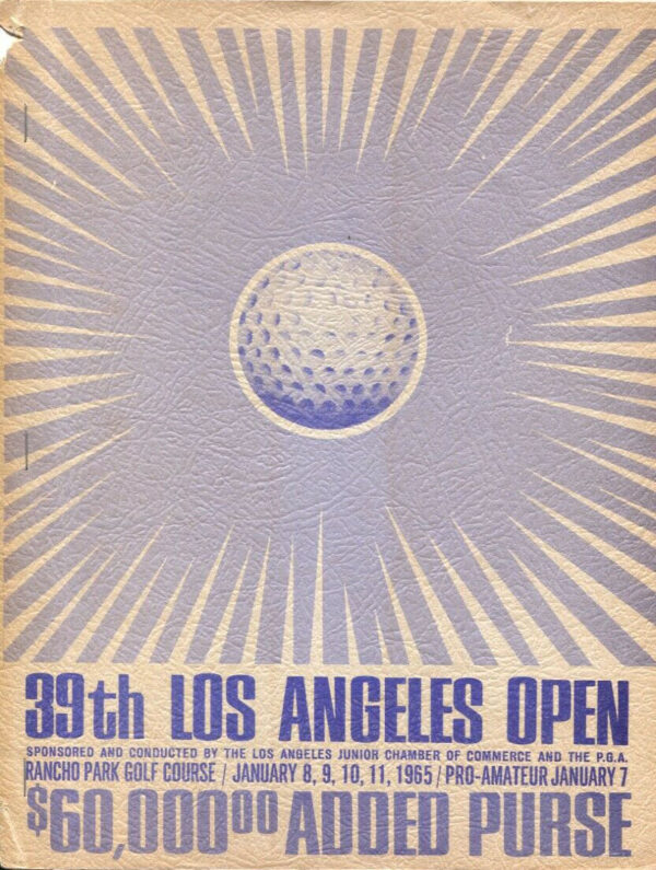 1965 Los Angeles Open program