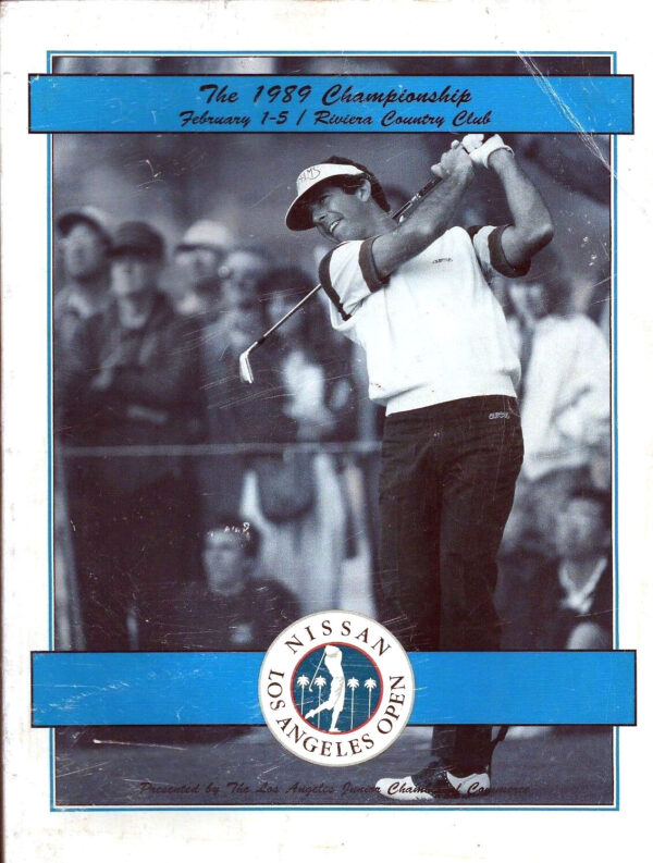 1989 Nissan Los Angeles Open program