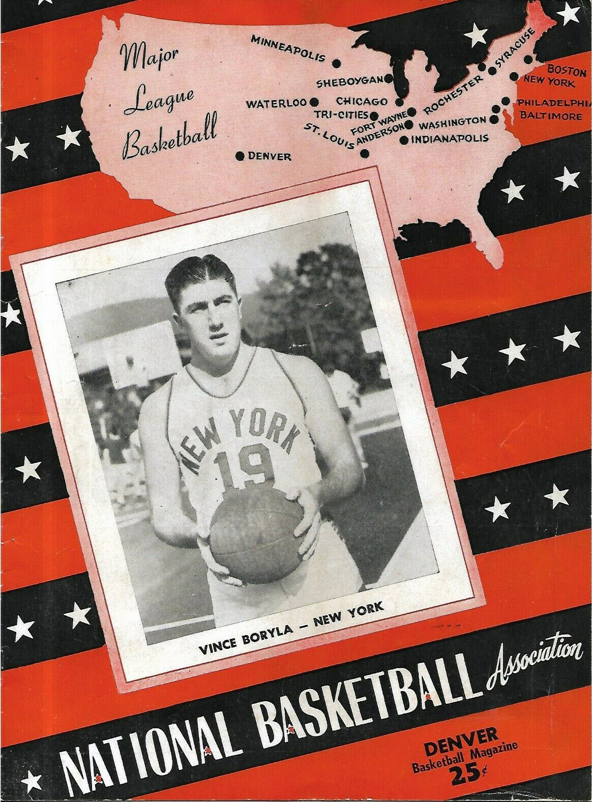 1949-50 Denver Nuggets program