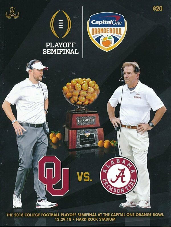 2018 Orange Bowl program