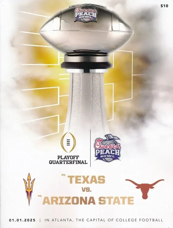 2025 Peach Bowl program