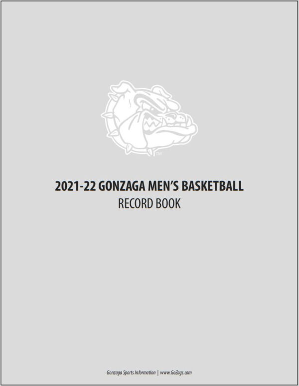 2021-22 Gonzaga Bulldogs men’s basketball media guide