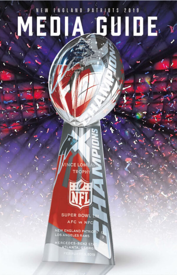 2019 New England Patriots media guide
