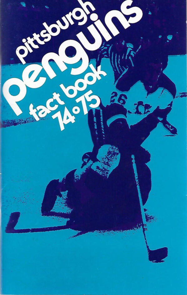 1974-75 Pittsburgh Penguins media guide