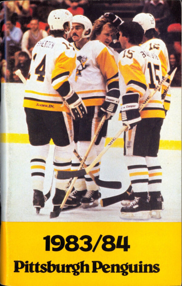 1983-84 Pittsburgh Penguins media guide