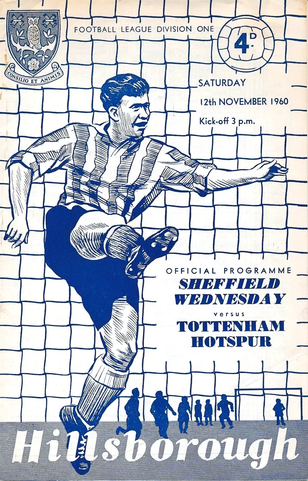 Sheffield Wednesday vs. Tottenham Hotspur (November 12, 1960)