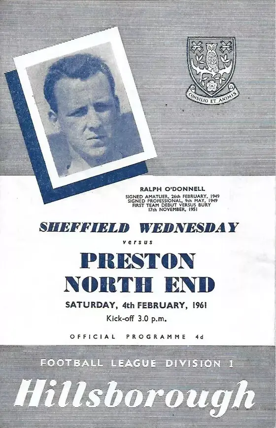 Sheffield Wednesday vs. Preston North End (February 4, 1961)