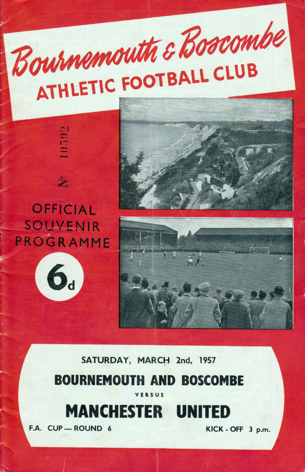 Bournemouth & Boscombe Athletic vs. Arsenal (March 2, 1957)
