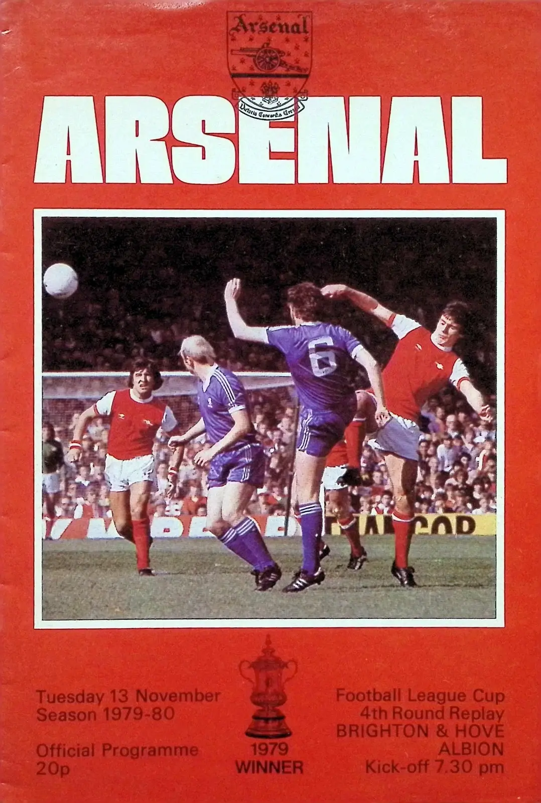 Arsenal vs. Brighton & Hove Albion (November 13, 1979)