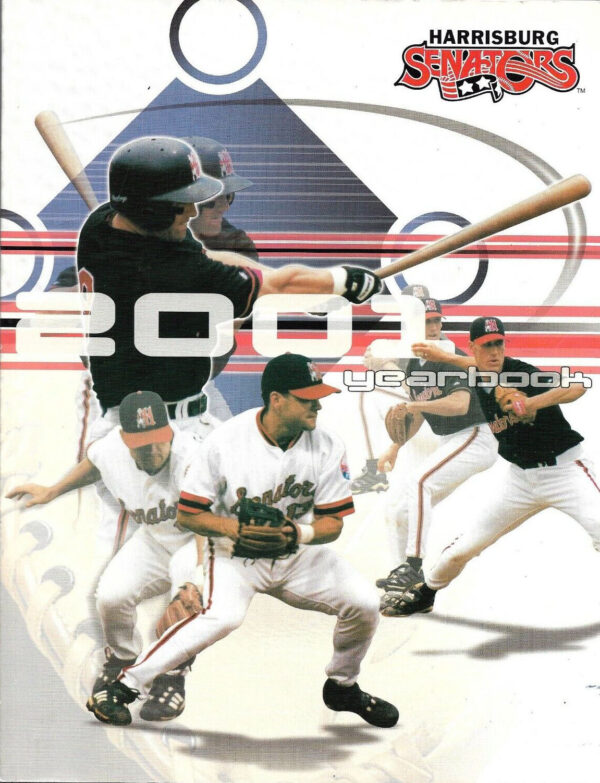 2001 Harrisburg Senators yearbook