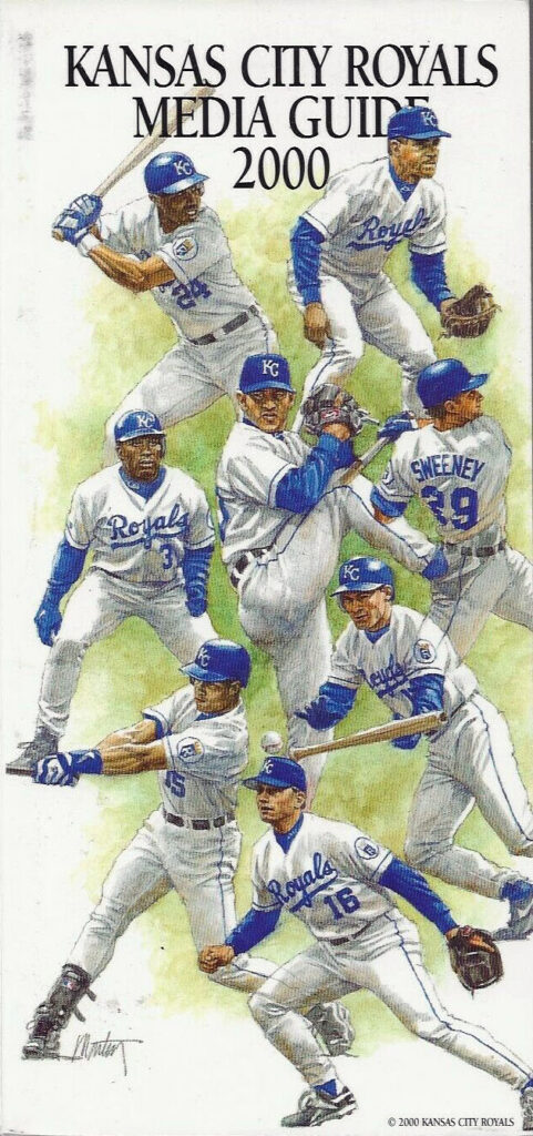 2000 Kansas City Royals media guide