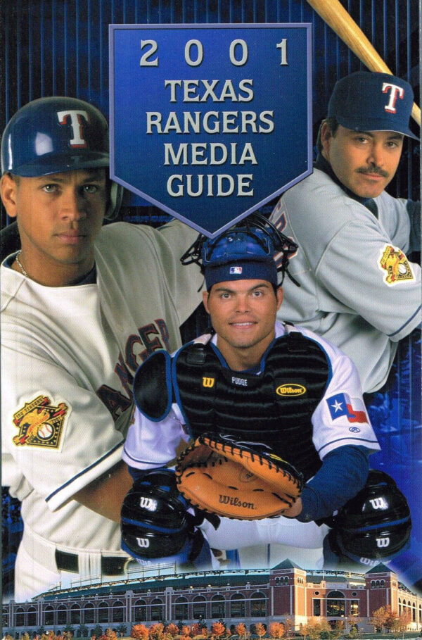 2001 Texas Rangers media guide