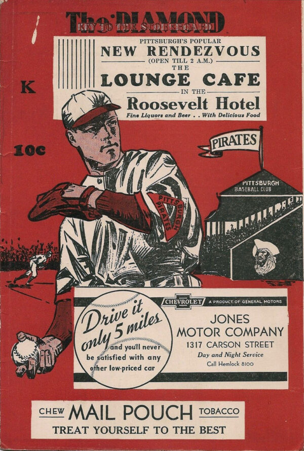 1934 Pittsburgh Pirates program