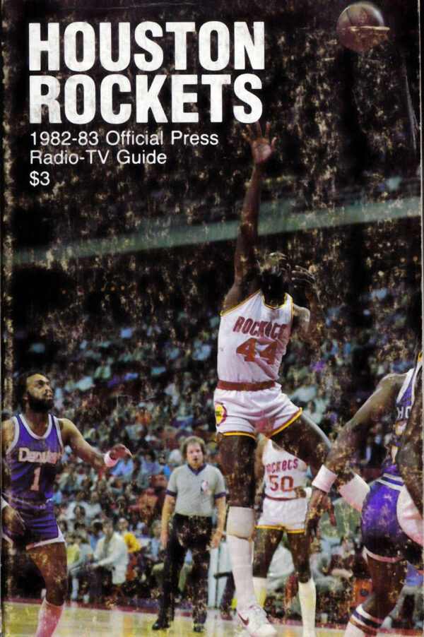 1982-83 Houston Rockets media guide