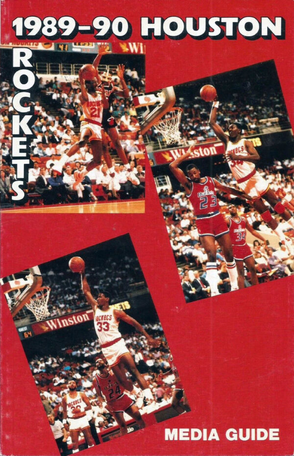1989-90 Houston Rockets media guide
