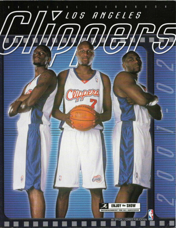 2001-02 Los Angeles Clippers yearbook