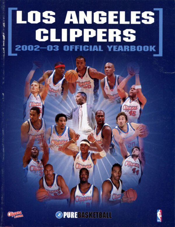2002-03 Los Angeles Clippers yearbook