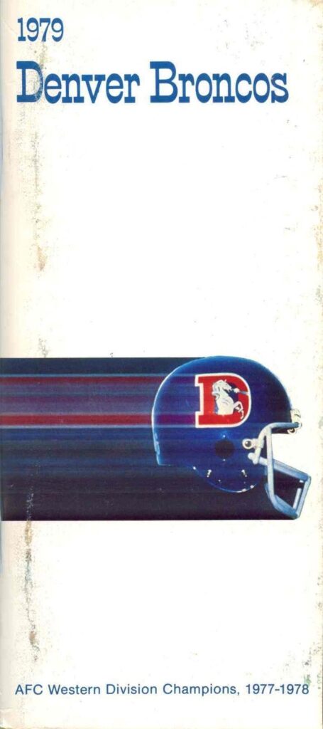 1979 Denver Broncos media guide