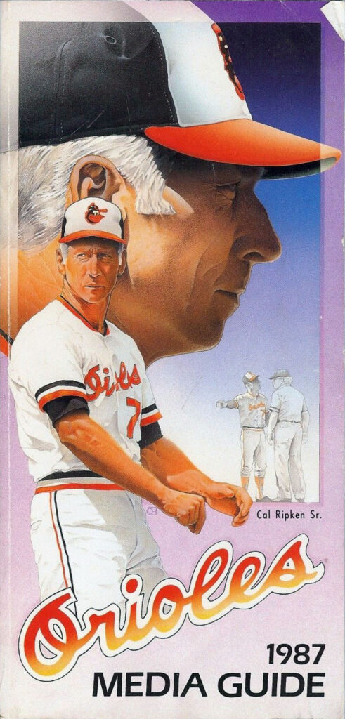 1987 Baltimore Orioles media guide