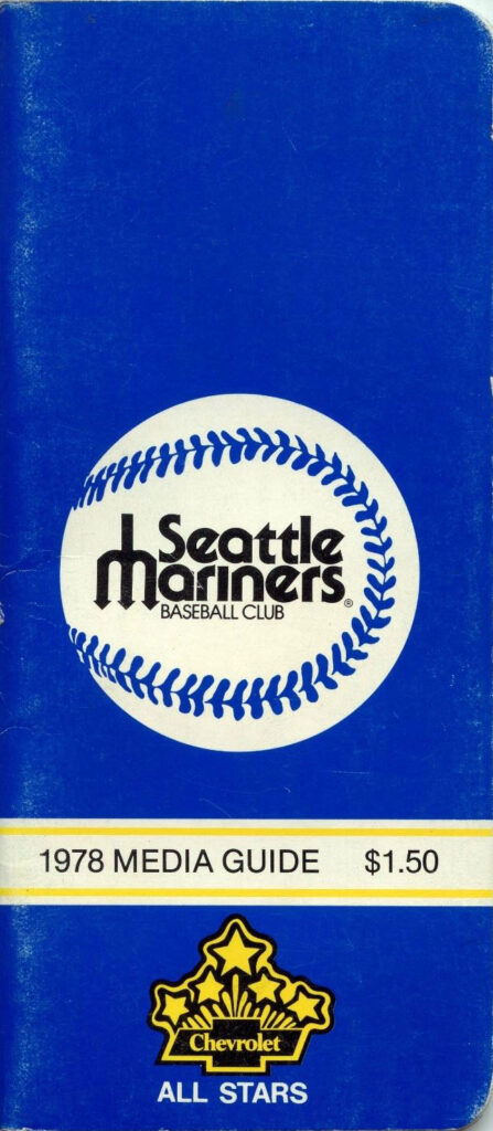 1978 Seattle Mariners media guide