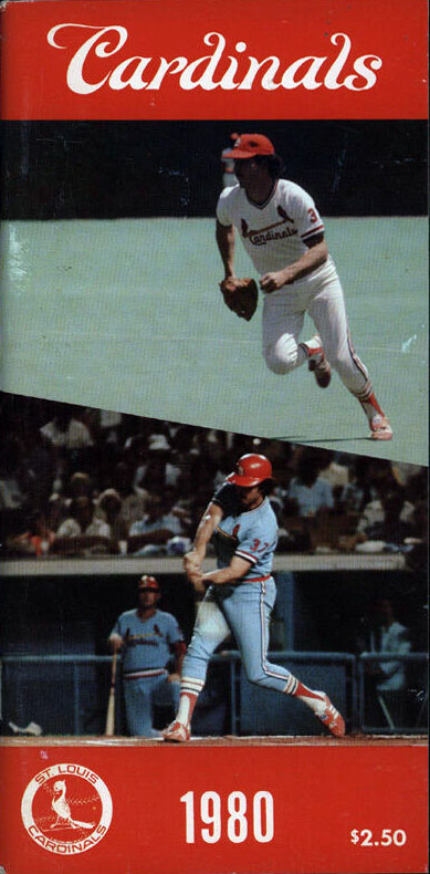 1980 St. Louis Cardinals media guide