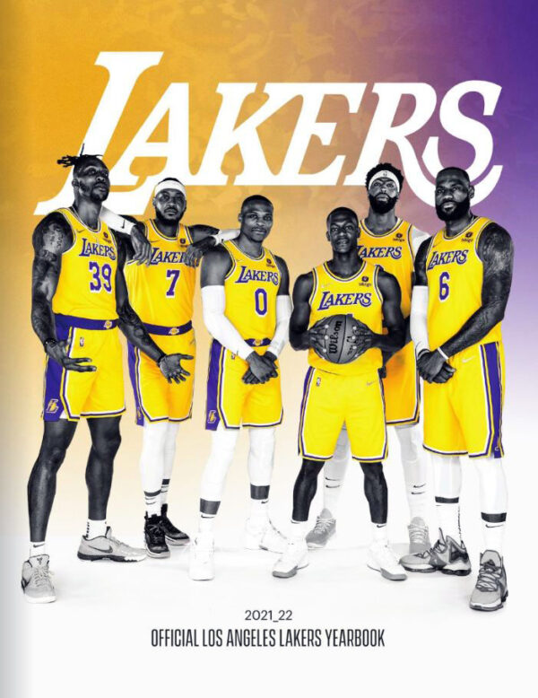 2021-22 Los Angeles Lakers yearbook