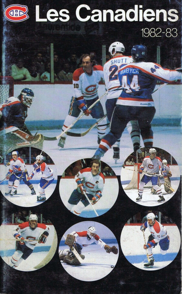 1982-83 Montreal Canadiens media guides/yearbook