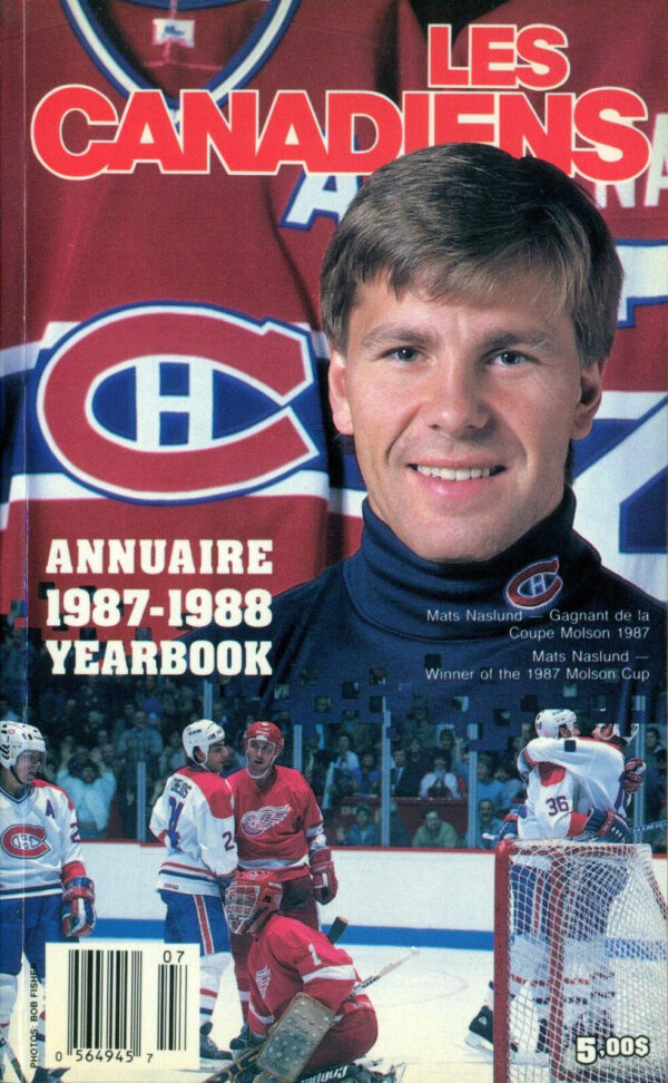 1987-88 Montreal Canadiens media guides/yearbook