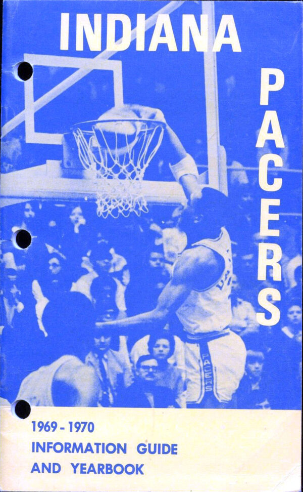 1969-70 Indiana Pacers media guide